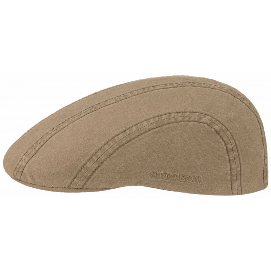 Madison Washed Organic Cotton Cap Taupe UPF 40+ - Stetson
