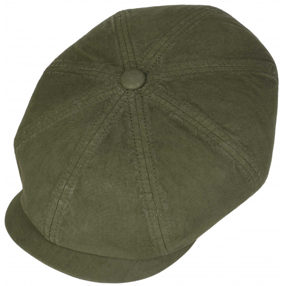Casquette Hatteras Coton Biologique Olive UPF 40+ - Stetson