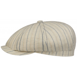 Hatteras Stamford Beige Linen Cap - Stetson