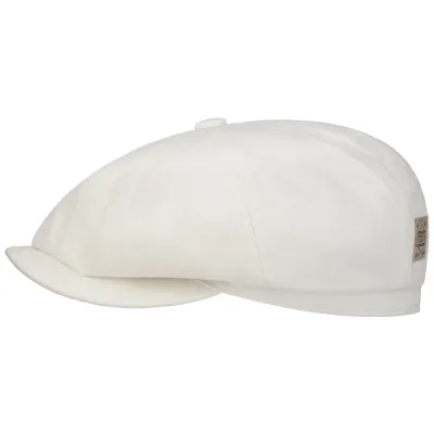 Stetson San Diego Cotton White Hatteras Cap UPF 40+ - Reference: 19714| Traclet Hat Shop