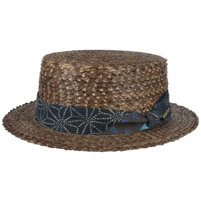 Amsterdam Double Grooved Boater UPF 40+ - Stetson  Reference: 19716 | Chapellerie Traclet