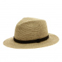 Maurice Traveller Hat Natural Raffia Made in France - Traclet