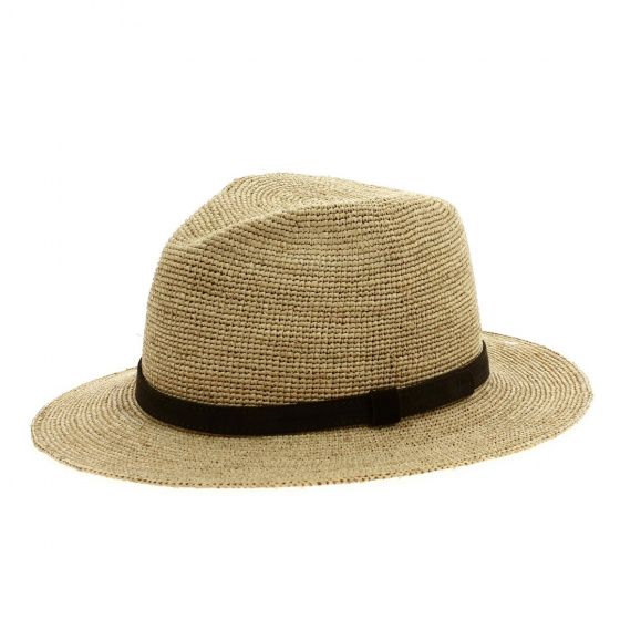 Maurice Traveller Hat Raffia Made in France Natural - Traclet