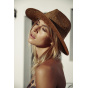 Light Brown Paper Straw Traveller Arday Hat - Barts