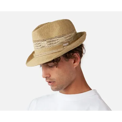 Chapeau Trilby Tuha Paille Papier - Barts Reference : 19732| Chapellerie Traclet