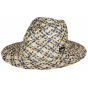 Traveller Hat Birra Paper Straw Blue & Beige - Barts