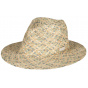Beige & Green Paper Straw Traveller Hat - Barts