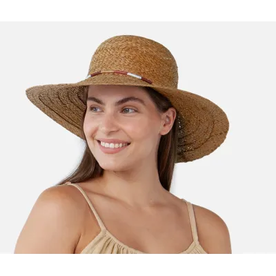 Bori Bori Brown Straw Wide-brimmed Hat - Barts Reference: 19739| Chapellerie Traclet