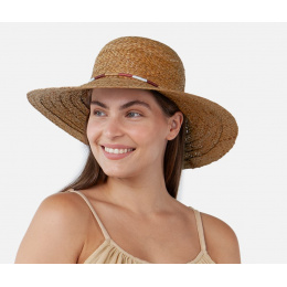 Bori Bori Brown Straw Wide-brimmed Hat - Barts