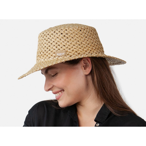 Chapeau Canotier Mundai Paille Papier - Barts