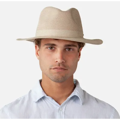 Taupe Carnations Trilby Hat - Barts ref 19753 traclet hat shop