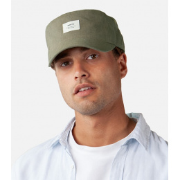 Military Cap Montania Linen & Cotton Khaki - Barts