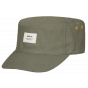 Montania Military Cap Khaki Linen & Cotton - Barts