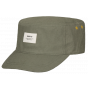 Montania Military Cap Linen & Cotton Sand - Barts