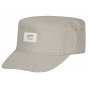Montania Military Cap Linen & Cotton Sand - Barts