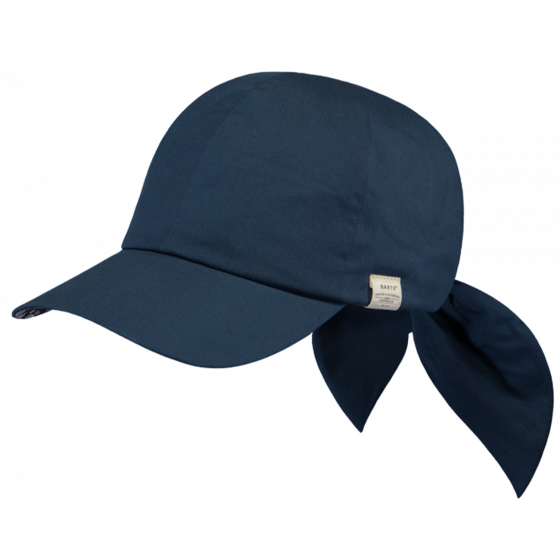 Wupper Navy Blue Cotton Cap - Barts