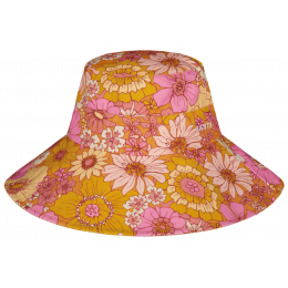 Women's Cotton Flower Wide Brim Hat Hamuty - Barts