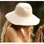 Women's Hamuty Cotton Wide Brim Hat Cream - Barts