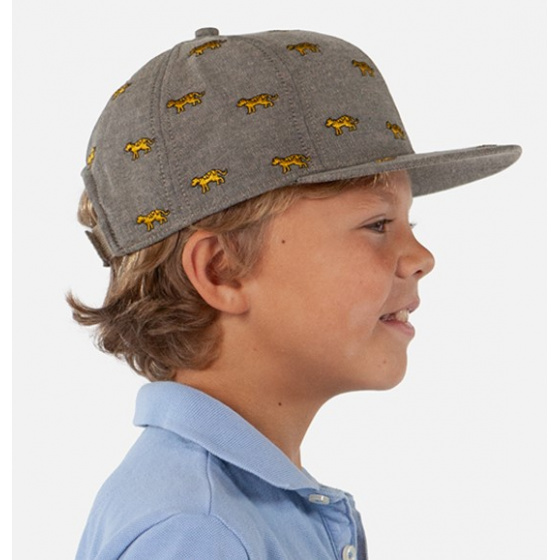 Casquette Enfant Snapback Pauk Tigre Charcoal - Barts