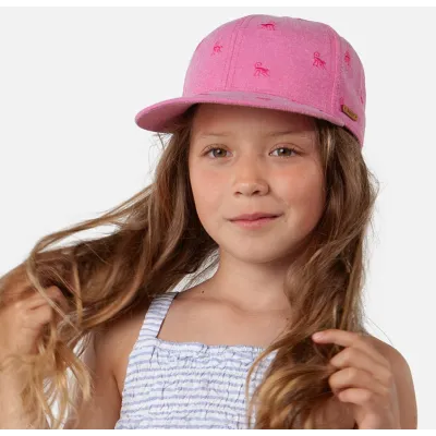 Barts Kids Snapback Cap Pauk Pink Cotton Monkey - Reference: 19771| Traclet Hat Shop