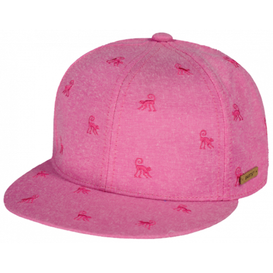 Casquette Enfant Snapback Pauk Singe Rose Coton - Barts