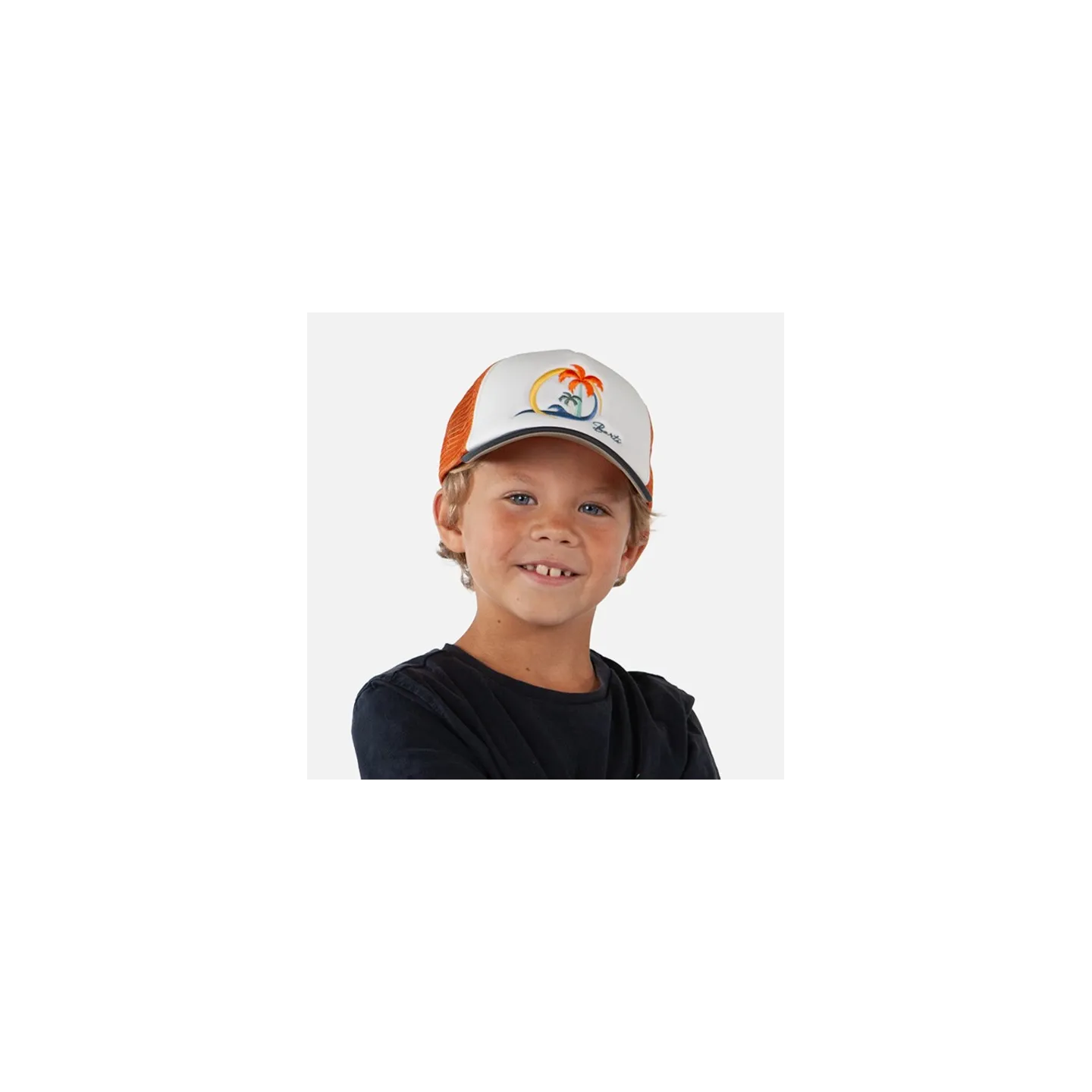 Casquette Enfant Baseball Surfie Orange - Barts  Reference : 19774| Chapellerie Traclet