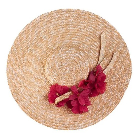 Small Provençal Hat Mila Natural Straw - Traclet