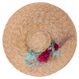 Florida Natural Straw Provencal Hat - Traclet