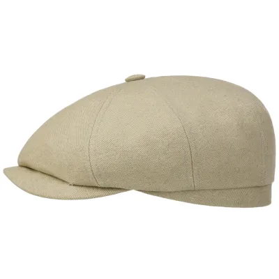 Casquette Hatteras Carlow Coton Beige - Stetson  Reference : 19800| Chapellerie Traclet
