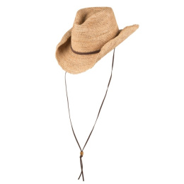 Cowboy Indy Raffia Straw Hat - Scippis