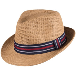 Nardo Paper Straw Trilby Hat Beige - Scippis