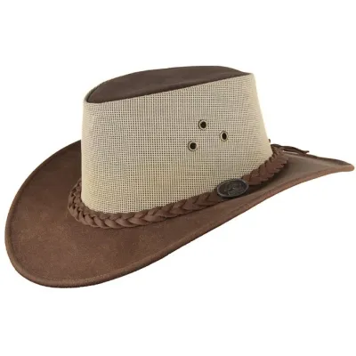 Chapeau Traveller Darwin Cuir Marron - Scippis Reference : 19819| Chapellerie Traclet