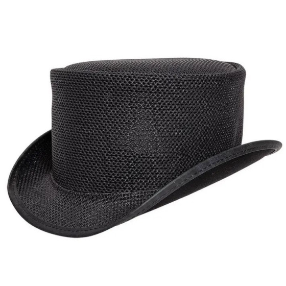 Black Rogue Mesh Top Hat - American Hat