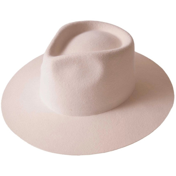 Cream Felt Fedora Rancher Hat - American Hat