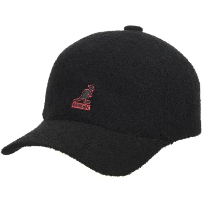 Bermuda Elastic Spacecap Black Cap - Kangol Reference: 19840| Traclet Hat Shop