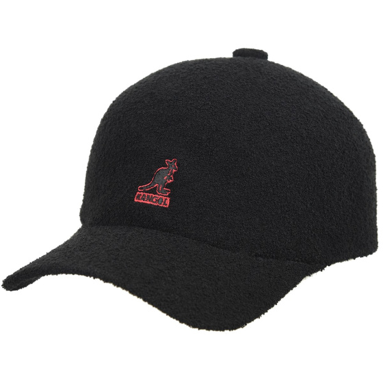 Bermuda Elastic Spacecap Black Cap - Kangol