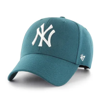 47 CAP MLB NEW YORK YANKEES MVP SNAPBACK PACIFIC GREEN Reference: 19853| Chapellerie Traclet