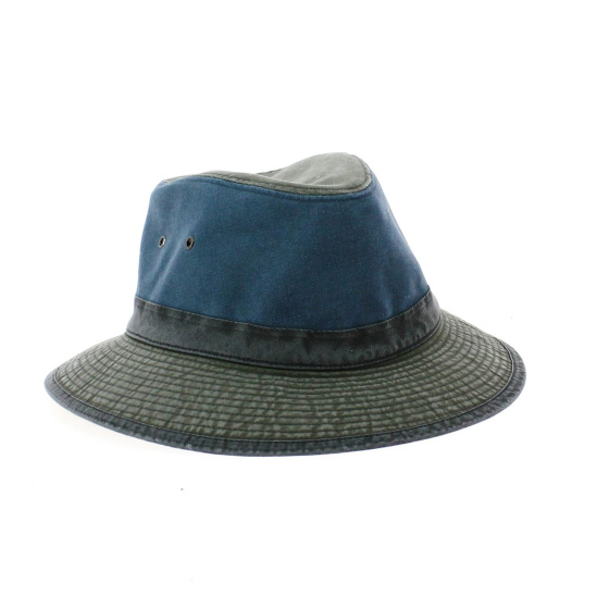 Grignan Tricolor Cotton Safari Hat - Crambes