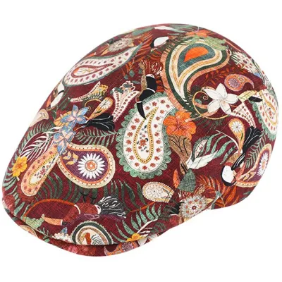 Casquette Coney Plate Fleurs Coton - Traclet  réf 19876 chapellerie traclet