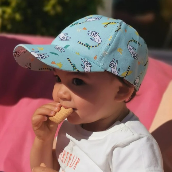 Casquette Enfant Baseball Menthe à l'Eau Coton - Le Chapoté