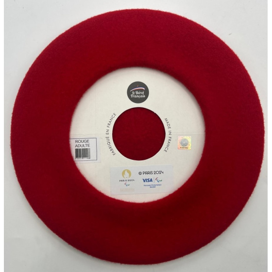 Official Paris 2024 Red Mascot Beret - Le Béret Français Official Paris 2024 Red Mascot Beret - Le Béret Français