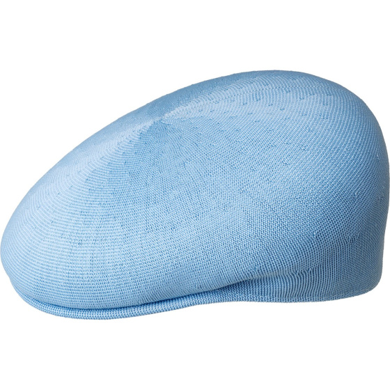 Sky Blue Tropic 504 Flat Cap - Kangol