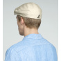 Flat Washed Cotton Cap Beige - Kangol