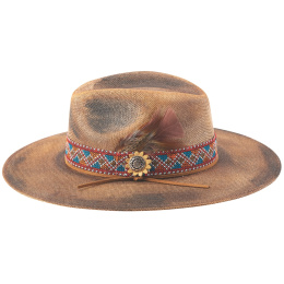 Traveler Hat Stuck With U Natural Straw - Bullhide