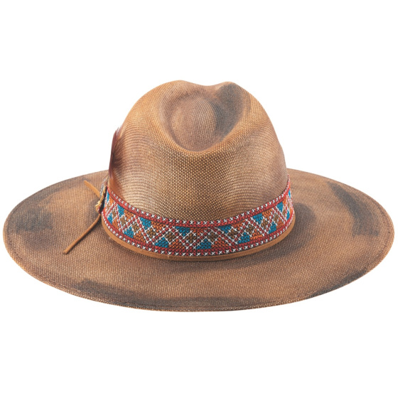 Chapeau Traveller Stuck With U Paille Naturelle - Bullhide Chapeau Traveller Stuck With U Paille Naturelle - Bullhide