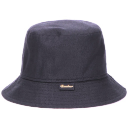Navy Linen Alessandro Bucket Hat - Borsalino