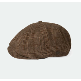 Brixton brood cap in brown and beige