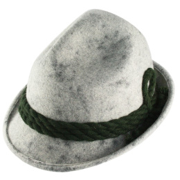 Heather Gray Tyrolean Hat - Dreispitz Hat