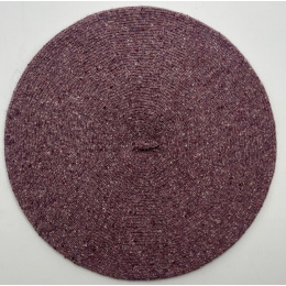 Cotton Silk & Linen Lavender Summer Beret - Le Béret Français