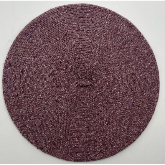 Summer Cotton, Silk & Linen Beret in Lavender - Le Béret Français